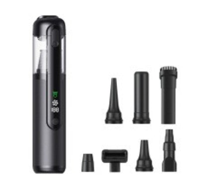 Aspiradora Portátil Inalámbrica para Auto con Detector de Polvo y Succión Potente - Image 9