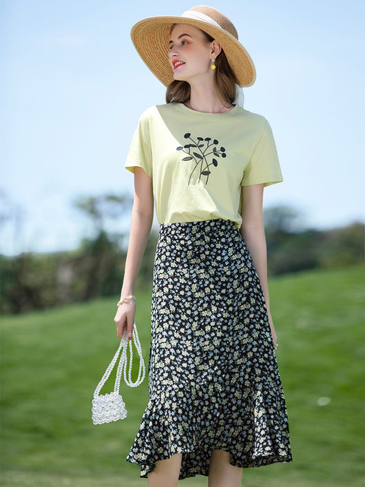 Camiseta Básica de Algodón para Mujer - Image 4