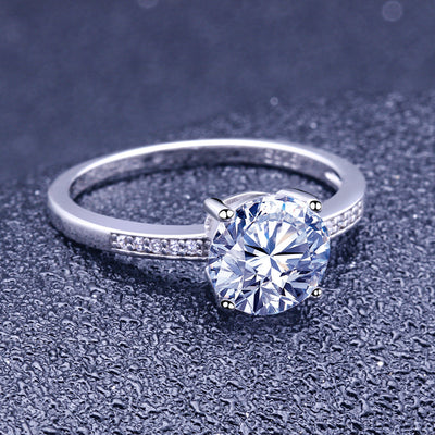 Anillo de Compromiso en Plata de Ley 925 - Anillo de Bodas - Image 3