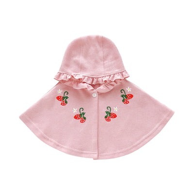 Capa con Capucha Infantil Bordada Fresa Dulce - Image 17