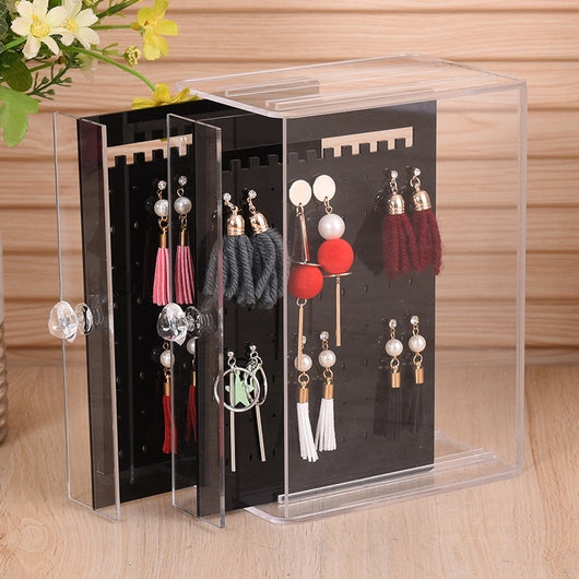 Organizador de Joyas Acrílico Transparente de Escritorio - Image 3