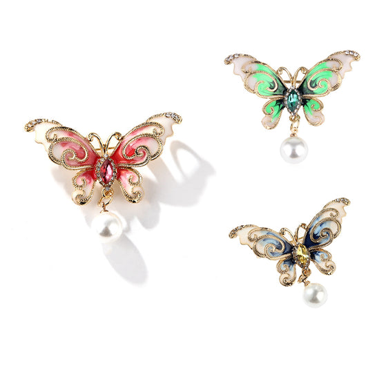 Broche Mariposa Elegante en Joyería Fina