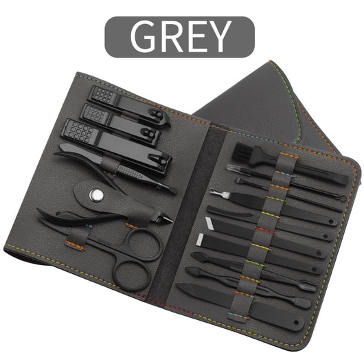 Kit de Aseo Personal 16 Piezas - Cortaúñas, Limpiador de Oídos y Herramientas de Manicura Profesional - Image 11