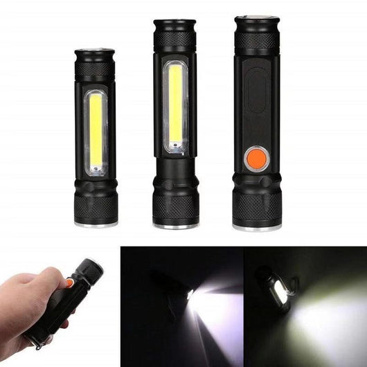 Linterna LED COB T6 Recargable por USB - Luz Potente y Portátil - Image 8