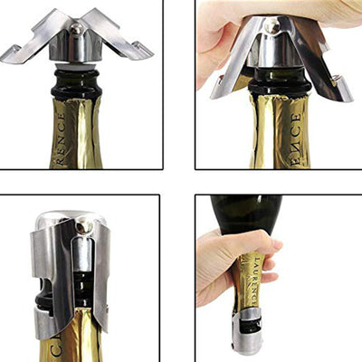 Tapón de Vino Tinto Hermético de Acero Inoxidable - Image 4