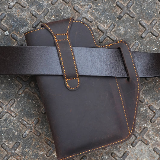 Bolsa Dual para Celular con Cinturón de Cuero - Porta Móvil de Trabajo - Image 8