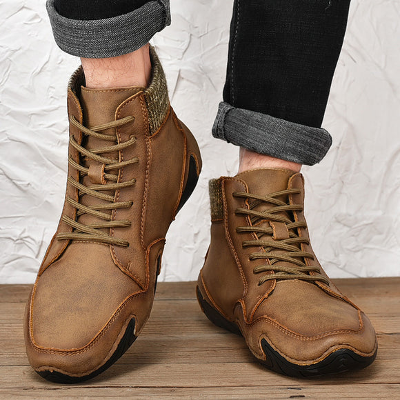 Botas Vintage de Hombre con Calcetines Integrados