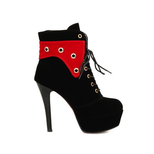 Botas Stiletto Plataforma Impermeables con Punta Redonda para Mujer - Image 2