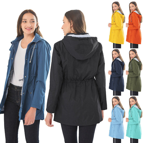 Impermeable Largo Resistente al Agua