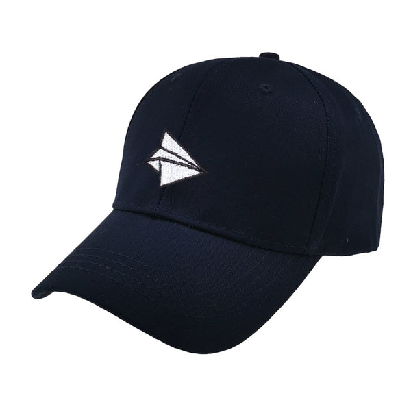 Gorra de Béisbol con Bordado de Avión de Papel