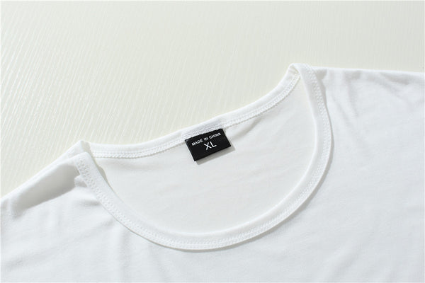 Playera David estampado divertido talla grande cuello redondo manga corta
