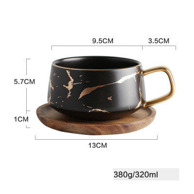 Taza de Cerámica Marmoleada para Café - Image 5