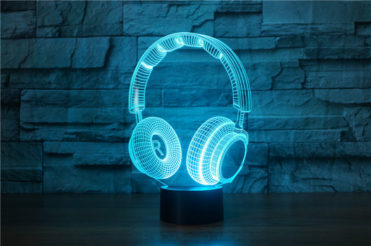 Lámpara de Mesa Decorativa con Diseño de Auriculares Estéreo - Image 5