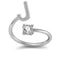 26 Letter English Rings Jewelry J Opening adjustable