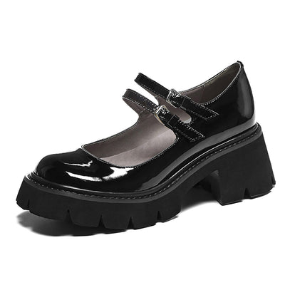 Zapatos de Cuero con Punta Redonda - Image 12