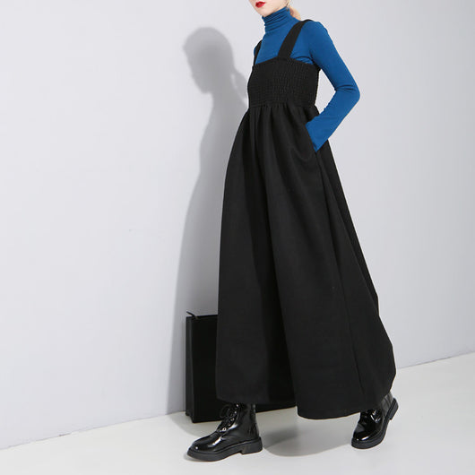 Pantalón Ancho Plisado con Tirantes Ajustables - Diseño Oversize Primavera Verano - Image 17