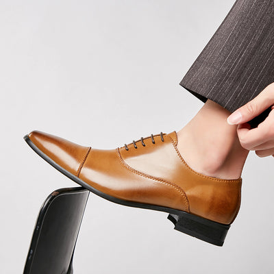 Zapatos Formales de Cuero Japonés Premium para Negocios