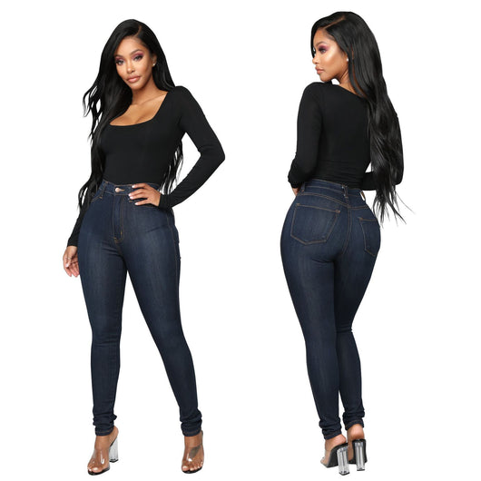 Jeans de Cintura Alta para Mujer