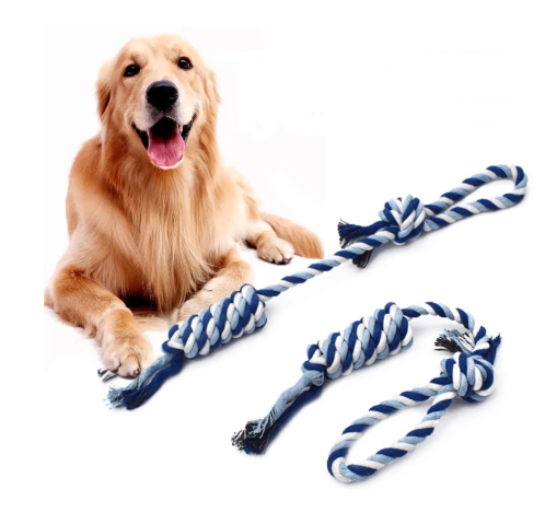 Cuerda Dental para Limpiar Molares - Juguete Interactivo para Perros
