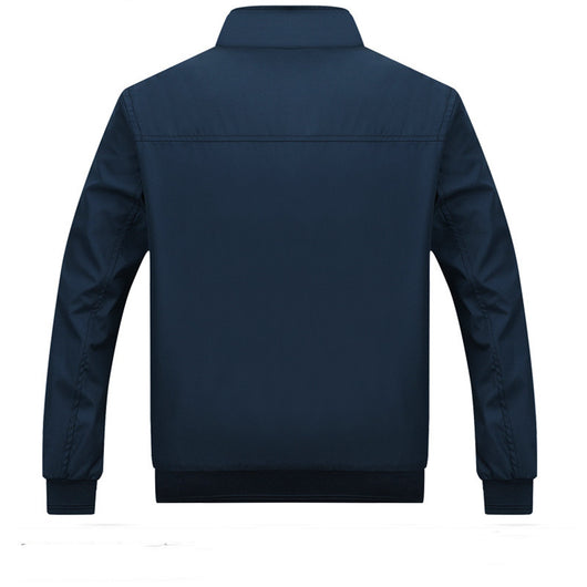 Chaqueta Casual de Hombre Cuello de Pie Primavera Otoño - Image 4