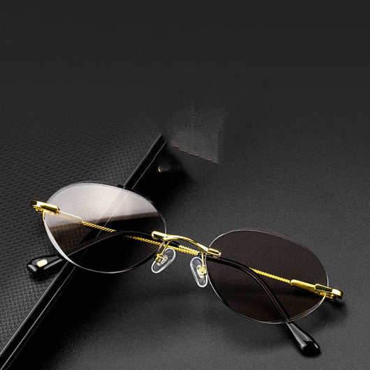 Gafas de Cristal Rojo sin Marco - Image 6