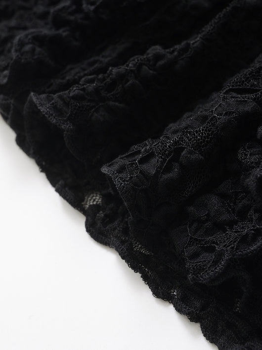 Blusa Ajustada de Encaje con Mangas Largas para Primavera y Verano - Image 22