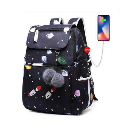 Mochila Estampada para Niñas con Diseño Moderno - Image 6