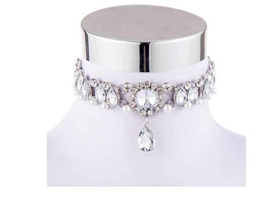 Collar Gargantilla Diosa del Océano con Cristales - Image 4