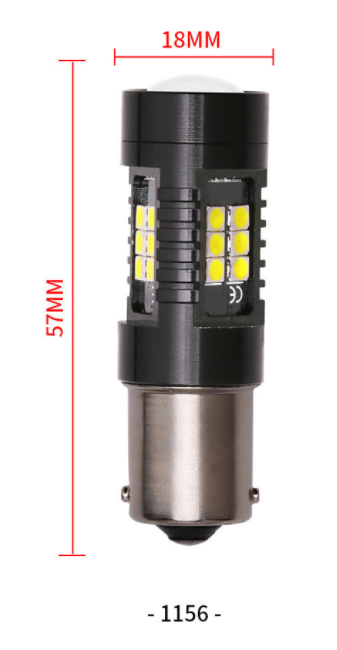 Luz LED de Giro y Reversa 1156/1157 - 21 SMD Ultra Brillante - Image 16