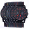 Reloj Deportivo de Tres Esferas para Hombre - Diseño Futurista y Moderno