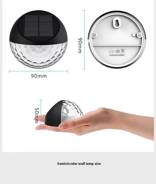 Lámpara Solar de Pared para Jardín - Luz Ambiental Impermeable para Terraza y Villa - Image 12
