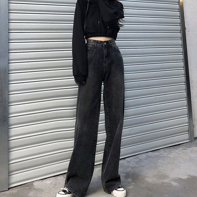 Pantalones Anchos De Cintura Alta Para Otoño E Invierno - Image 2