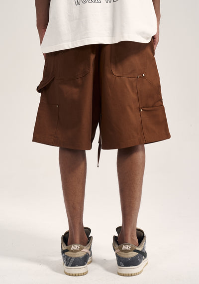 Shorts Holgados con Eslogan Bordado para Estilo Urbano Casual - Image 7