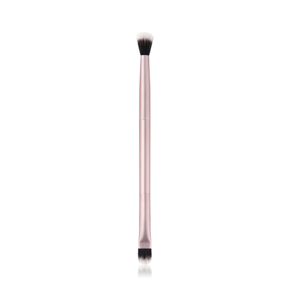 Brocha Doble para Sombras de Ojos Champagne Gold - Herramienta de Maquillaje Profesional