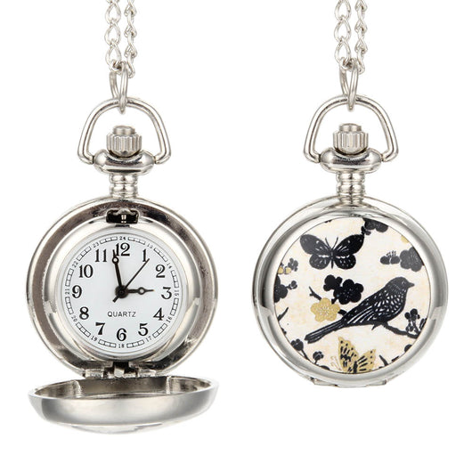 Reloj de Bolsillo Esmaltado Urraca para Mujer - Image 6