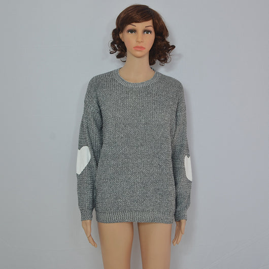 Suéter Pullover Cuello Redondo Talla Grande para Mujer - Image 4