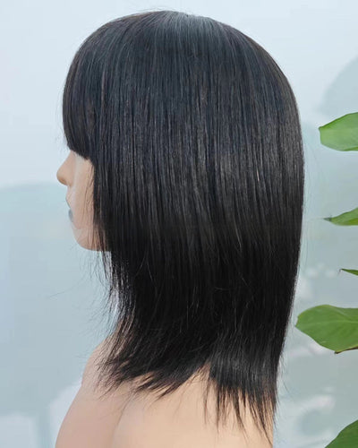 Peluca Frontal de Encaje con Cabello Humano Real Bobo - Image 15