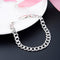 Pulsera de Plata para Hombre Estilo Látigo Trenzado