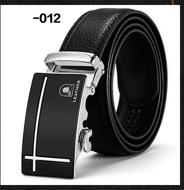 Cinturón de Cuero Ejecutivo para Hombre con Hebilla Automática de Dos Capas - Image 7