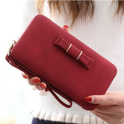 Cartera Clutch Multifuncional con Moño - Gran Capacidad - Image 7