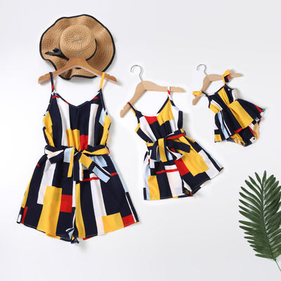 Body con Tirantes Estampado Cuello V para Mujer y Niña - Image 12
