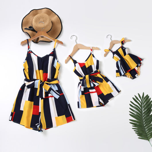 Body con Tirantes Estampado Cuello V para Mujer y Niña - Image 12