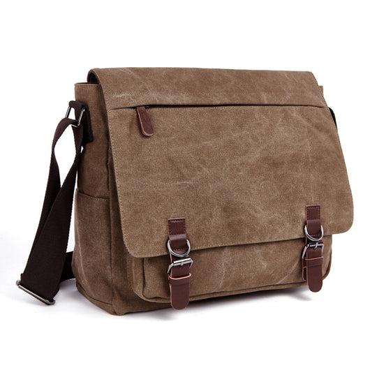 Bolsa de Lona para Computadora de Un Solo Hombro - Estilo Coreano Casual Outdoor - Image 3