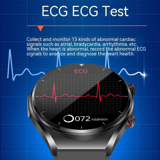 Reloj Inteligente ECG con Monitoreo de Oxígeno, Temperatura y Frecuencia Cardíaca - Image 9