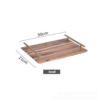 Bandeja Rectangular de Madera con Asa Metálica - Image 9