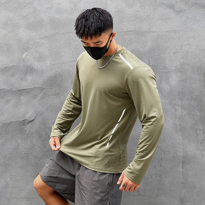 Playera Deportiva Holgada de Cuello Redondo y Manga Larga - Image 22