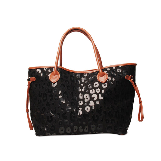 Bolso Tote para Mujer con Estampado Leopardo y Patrón Vaca - Bolsa de Hombro Grande Capacidad PU - Image 18