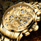 Reloj de Negocios Hueco para Hombre sin Mecanismo Visible
