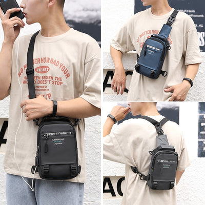 Bolsa Mensajero Multifuncional para Hombre - Ideal para Aventuras al Aire Libre - Image 10
