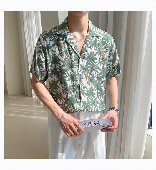 Camisa Cuello Cubano Hombros Sueltos - Image 10